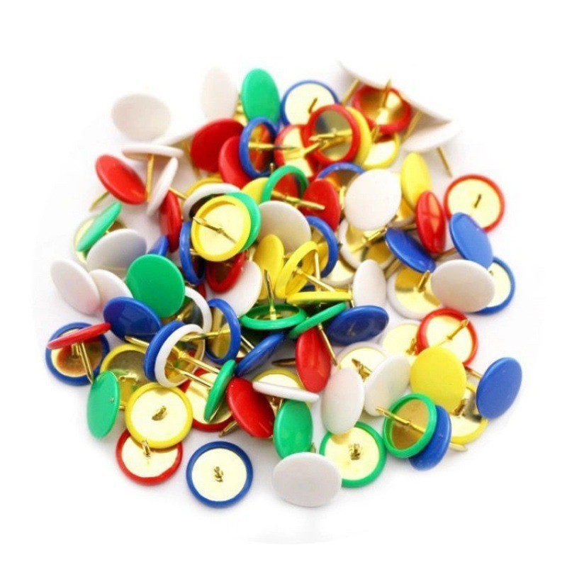 Head Pin Assorted - 118 шт. кнопок-гвоздиков с круглой головкой,