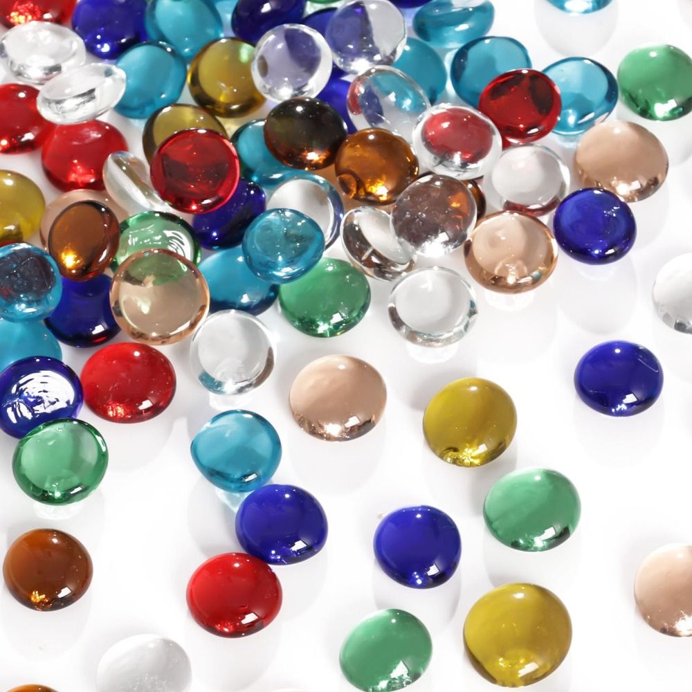 Crystal Bead Mix - Стеклянные гальки, декоративные шарики для ваз,