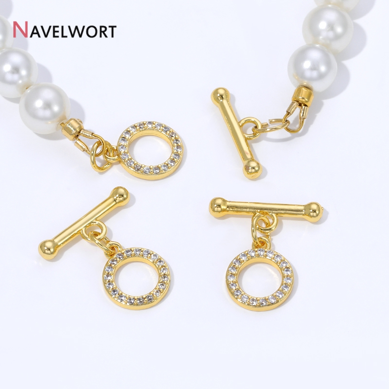 Toggle Clasp Gold - Застежки-тогглы из латуни с позолотой 18K
