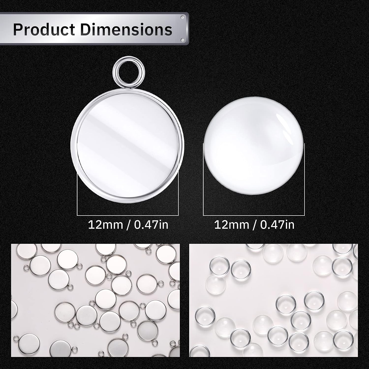 20 шт., круглые заготовки из н – обзор и цена Pendant Blank Bezel