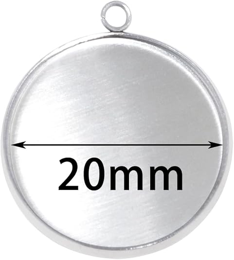 20 шт., круглые заготовки из н – обзор и цена Pendant Blank Bezel