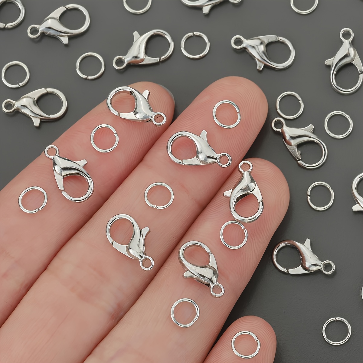 1/2/300 шт. Застежки-лобстеры  – обзор и цена Jewelry Making Hoops