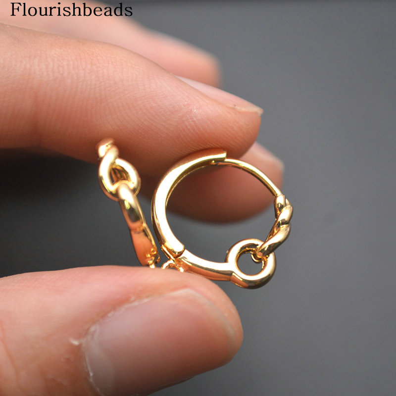 30 шт., витые круглые серьги-к – обзор и цена Jewelry Making Hoops
