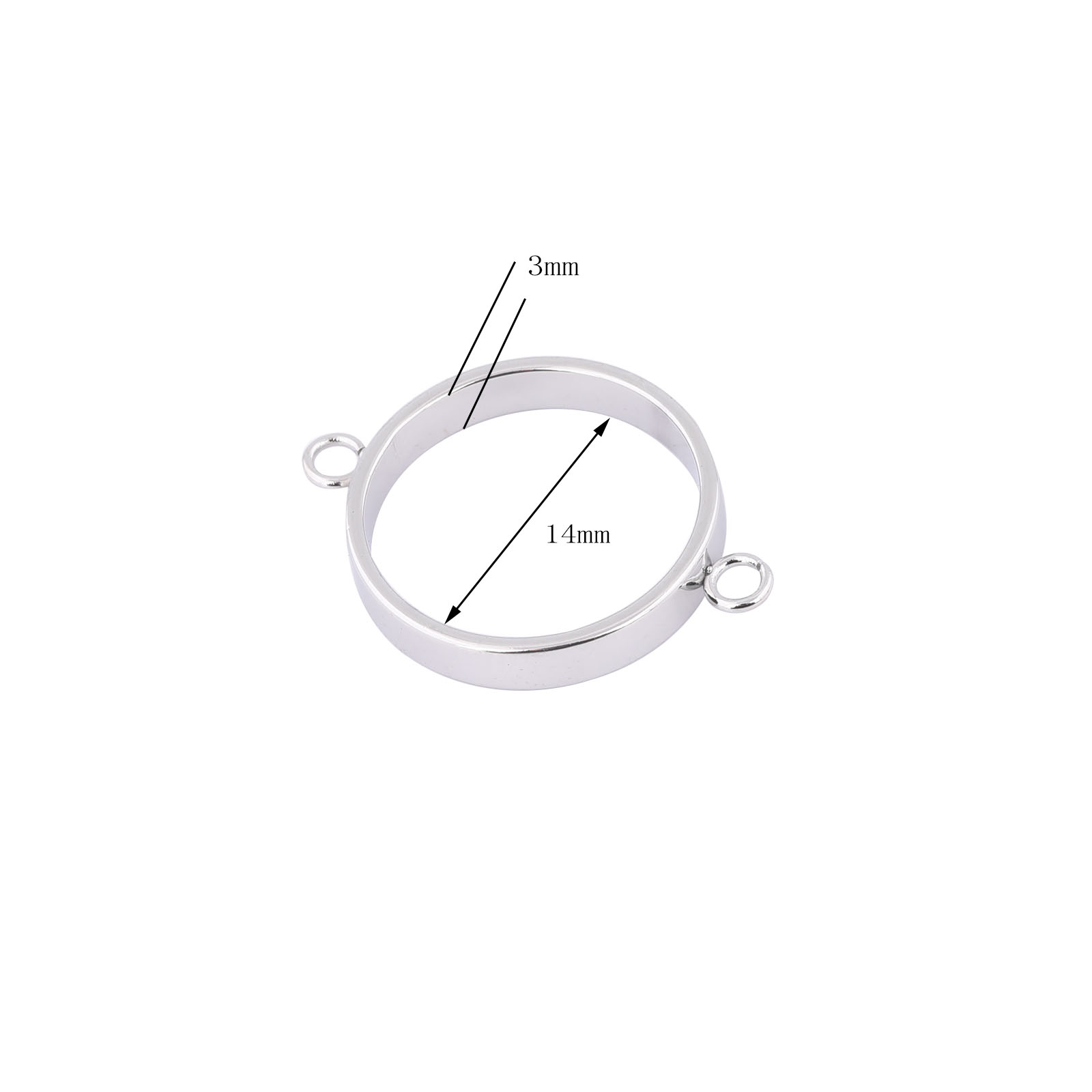 10 шт., нержавеющая сталь, 14  – обзор и цена Pendant Blank Bezel