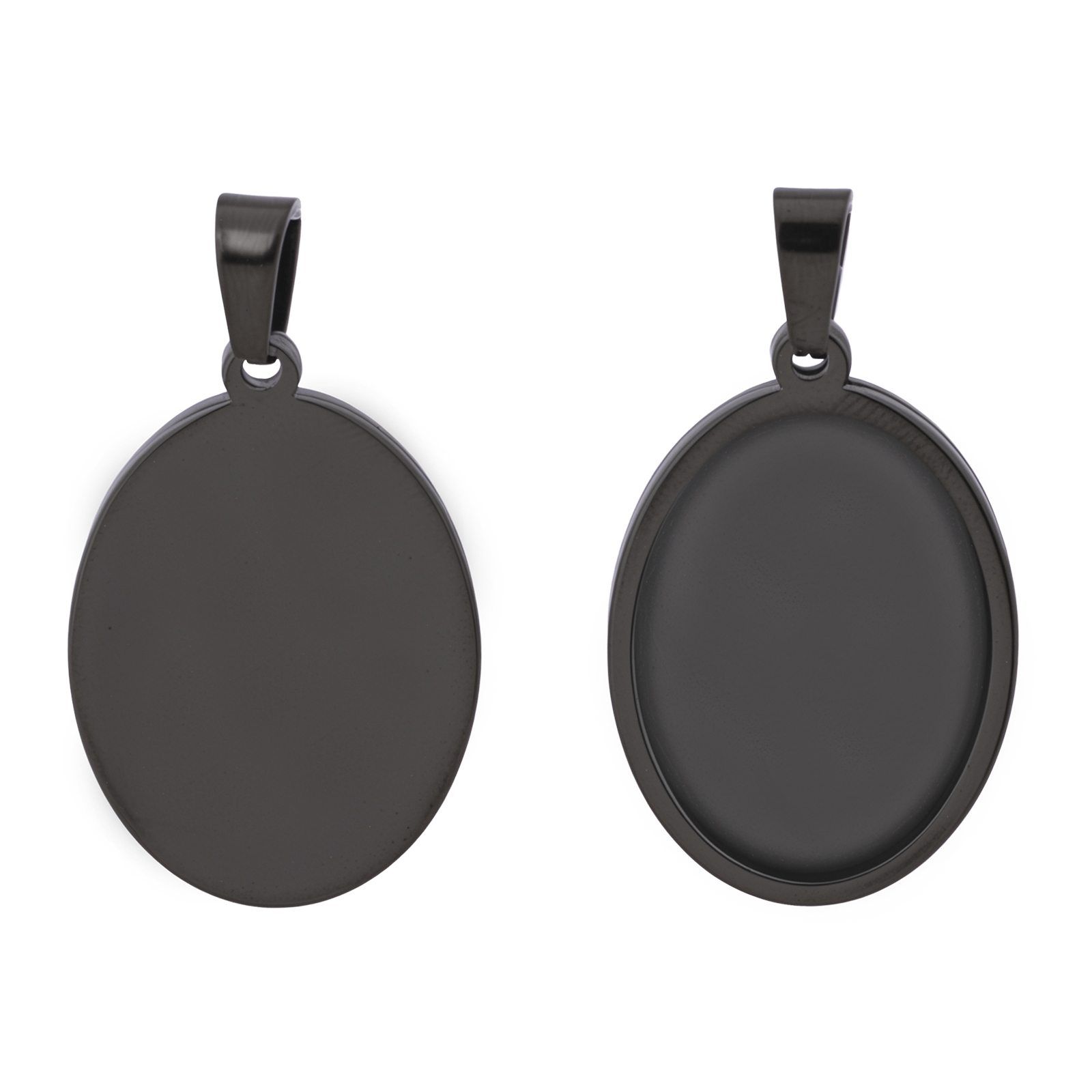 5 шт. черных овальных основ дл – обзор и цена Pendant Blank Bezel