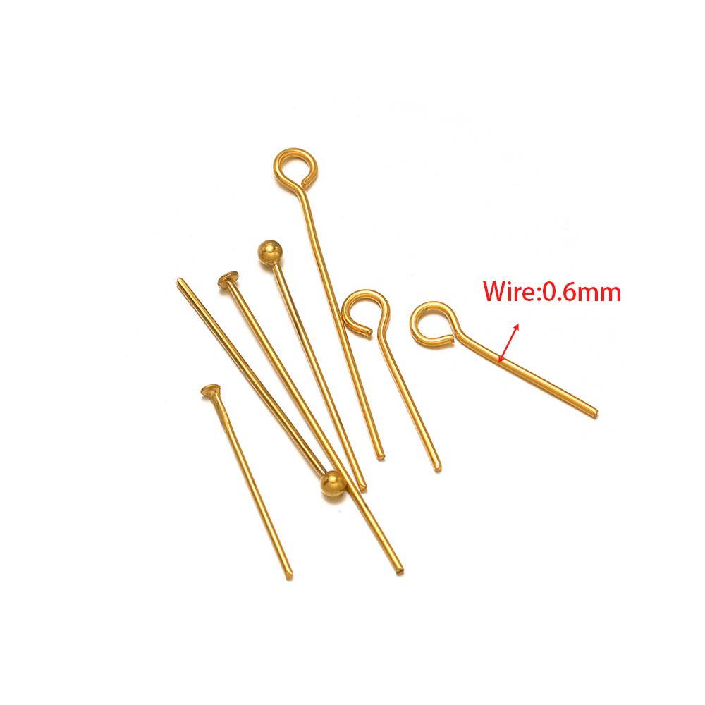 100/50 шт., иглы для глаз из н – обзор и цена Jewelry Making Eye Pins