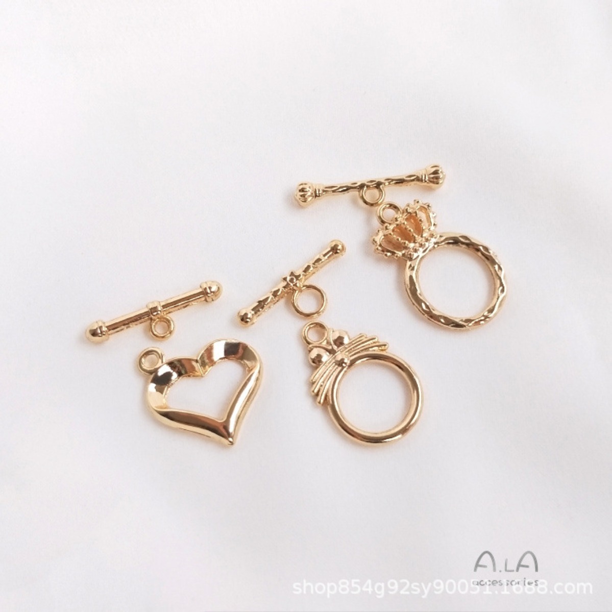 Фурнитура для ювелирных издели – обзор и цена Toggle Clasp Gold