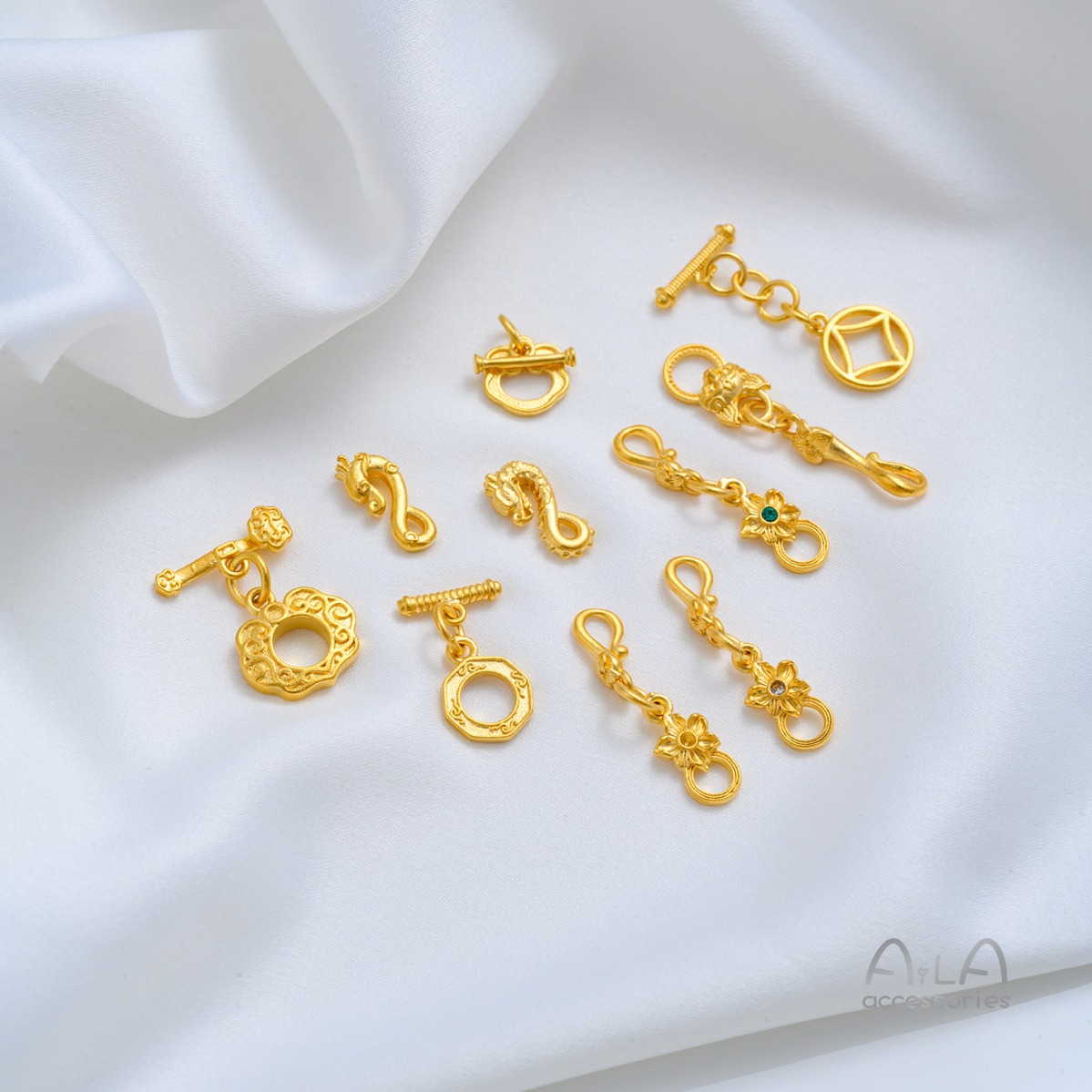 Латунная застежка-тогл с позол – обзор и цена Toggle Clasp Gold
