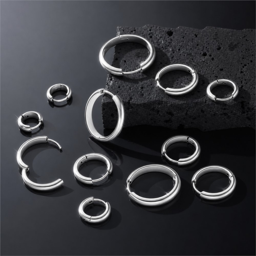4 шт. круглых серег-кольец из  – обзор и цена Jewelry Making Hoops