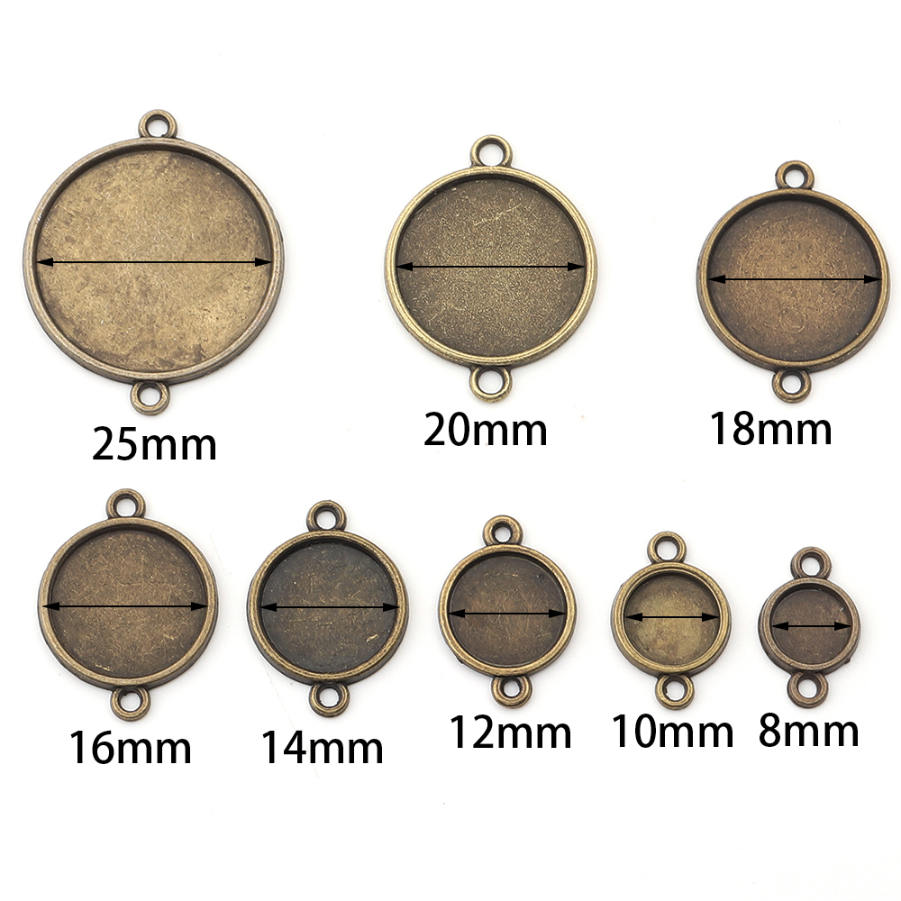 10 шт. 8/10/12/14/16/18/20/25  – обзор и цена Pendant Blank Bezel