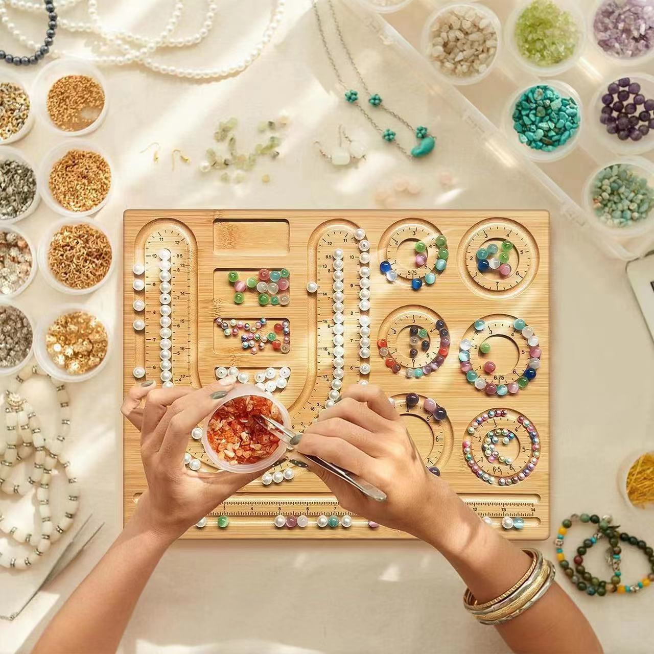 8 типов деревянный флокированн – обзор и цена Jewelry Making Board
