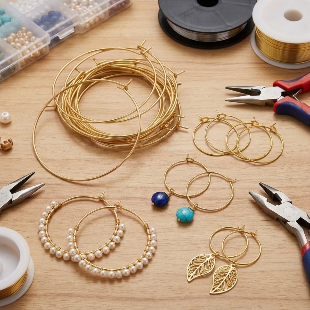 50 шт. 316 нержавеющая сталь,  – обзор и цена Jewelry Making Hoops