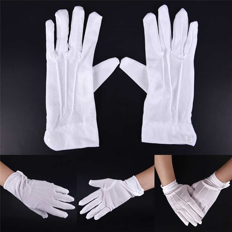 1 пара белых официальных перча – обзор и цена Jewelry Making Gloves