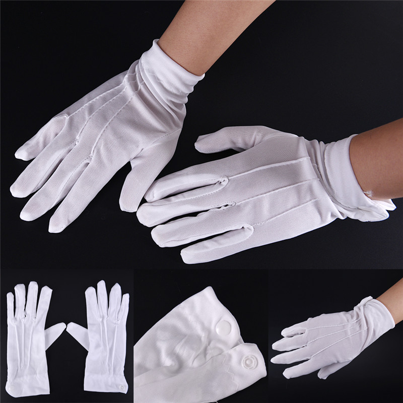 1 пара белых официальных перча – обзор и цена Jewelry Making Gloves