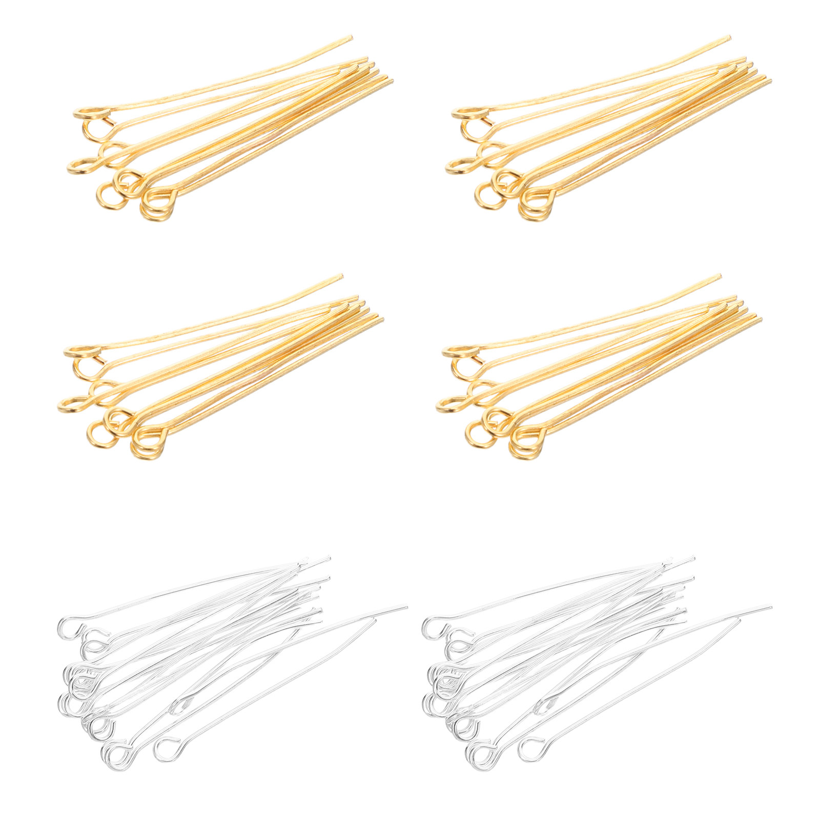 1200 шт. металлических булавок – обзор и цена Jewelry Making Eye Pins