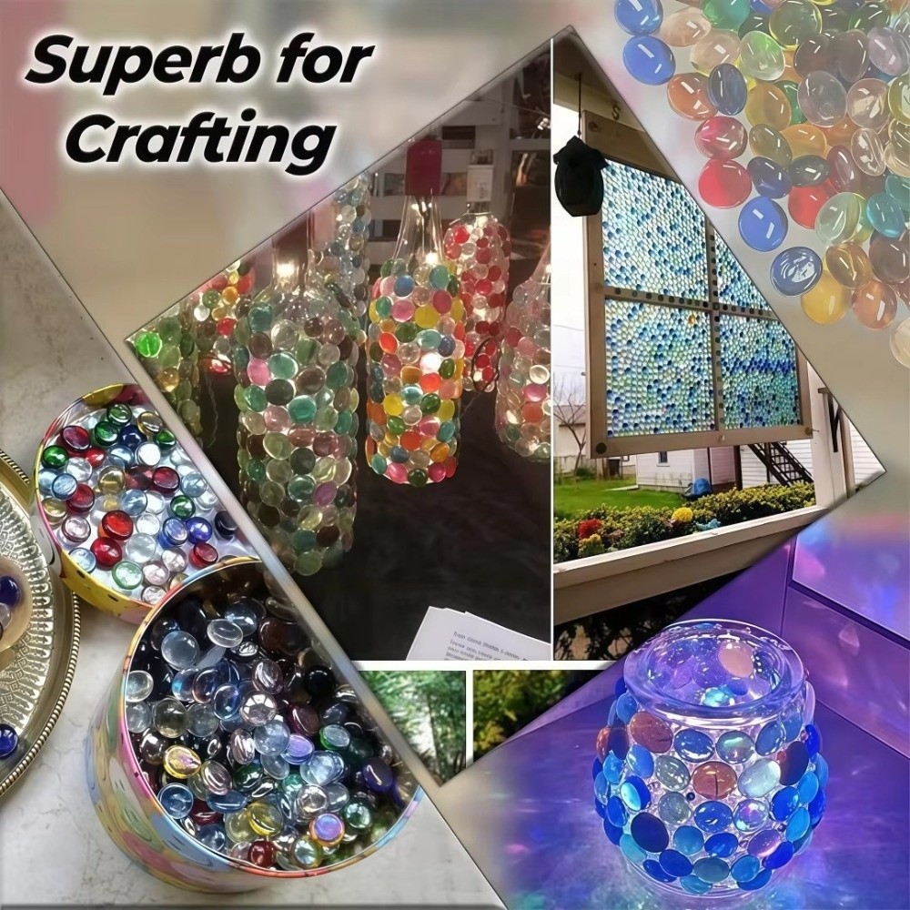 Стеклянные гальки, декоративны – обзор и цена Crystal Bead Mix
