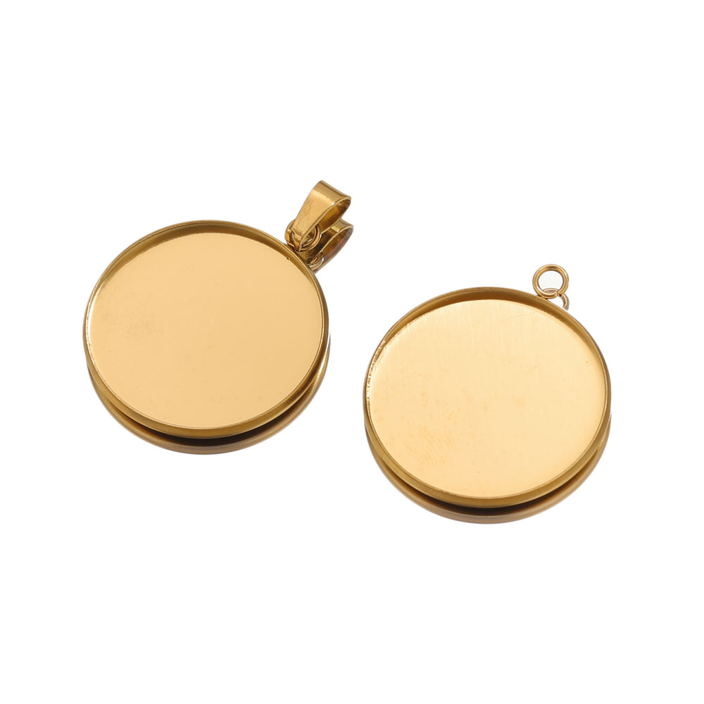 10 шт., золотые подвески из не – обзор и цена Pendant Blank Bezel