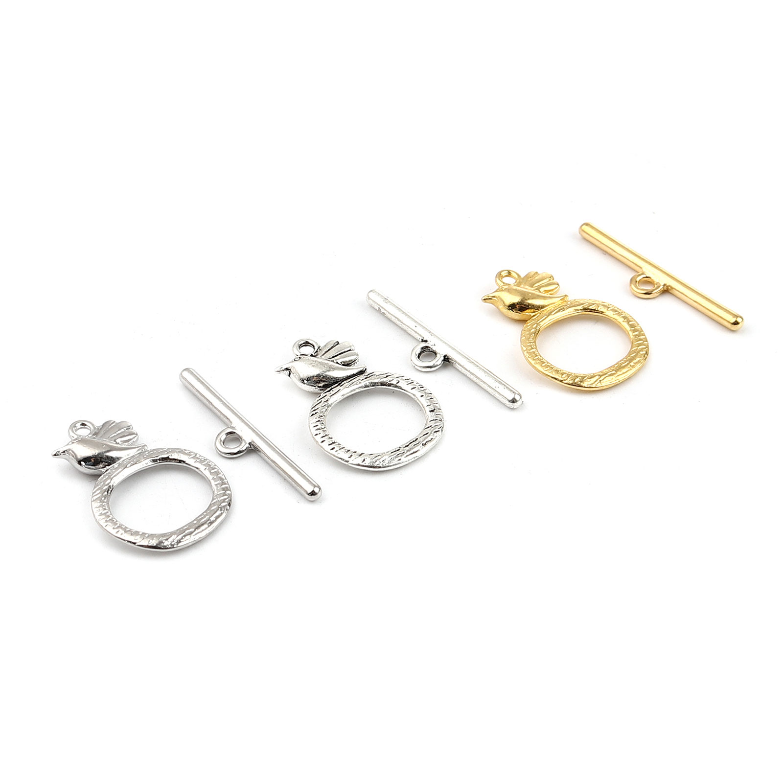Застежки-шарниры из цинкового  – обзор и цена Toggle Clasp Gold