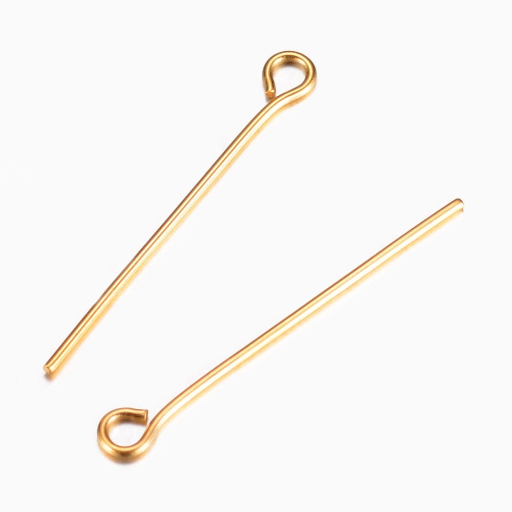 20 шт. золотистых булавок с от – обзор и цена Jewelry Making Eye Pins