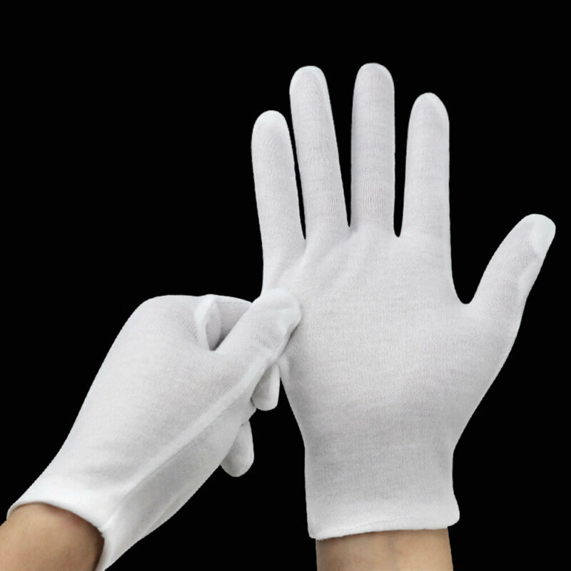 24 шт., белые перчатки, 12 пар – обзор и цена Jewelry Making Gloves