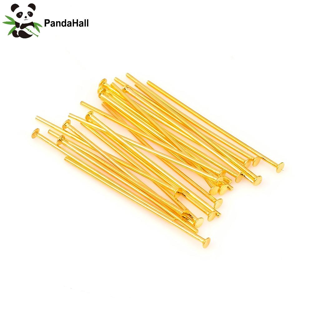 PandaHall 100 шт. пины с плоск – обзор и цена Head Pin Assorted