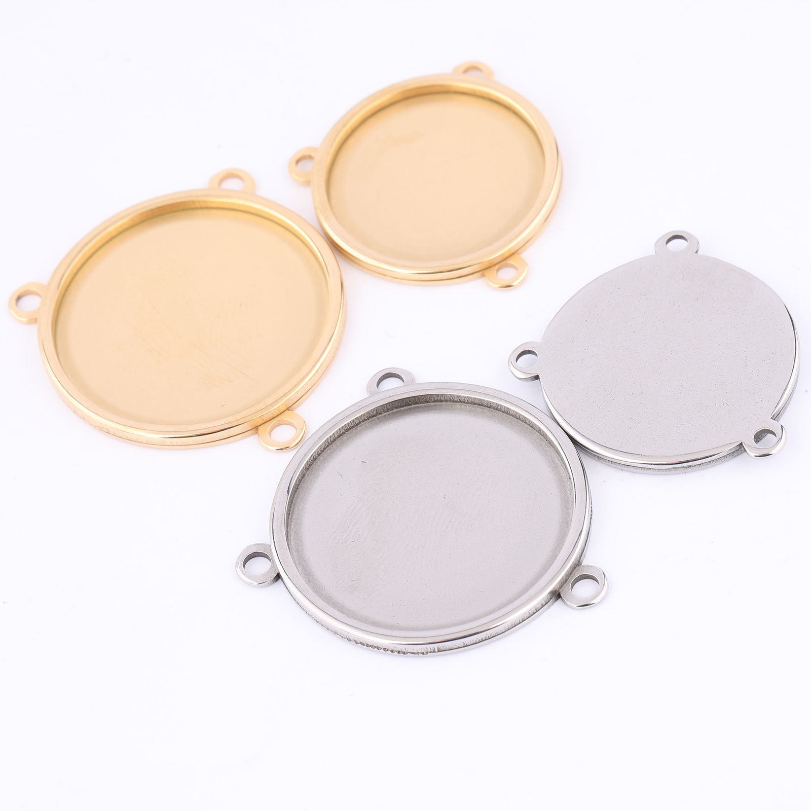 5 шт., позолоченные, из нержав – обзор и цена Pendant Blank Bezel