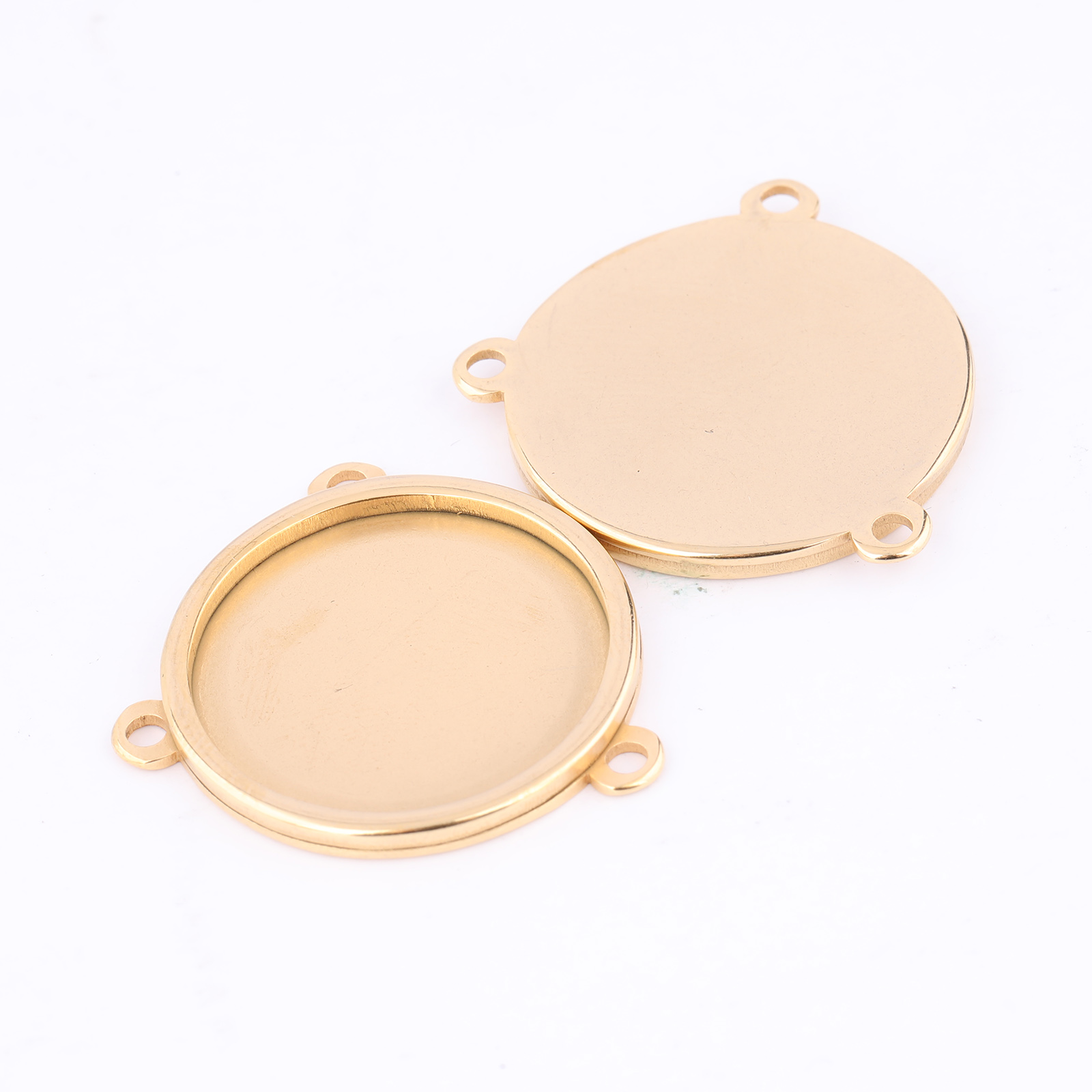 5 шт., позолоченные, из нержав – обзор и цена Pendant Blank Bezel