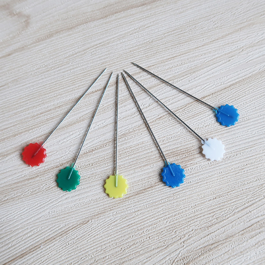 50 шт. разноцветных плоских бу – обзор и цена Head Pin Assorted